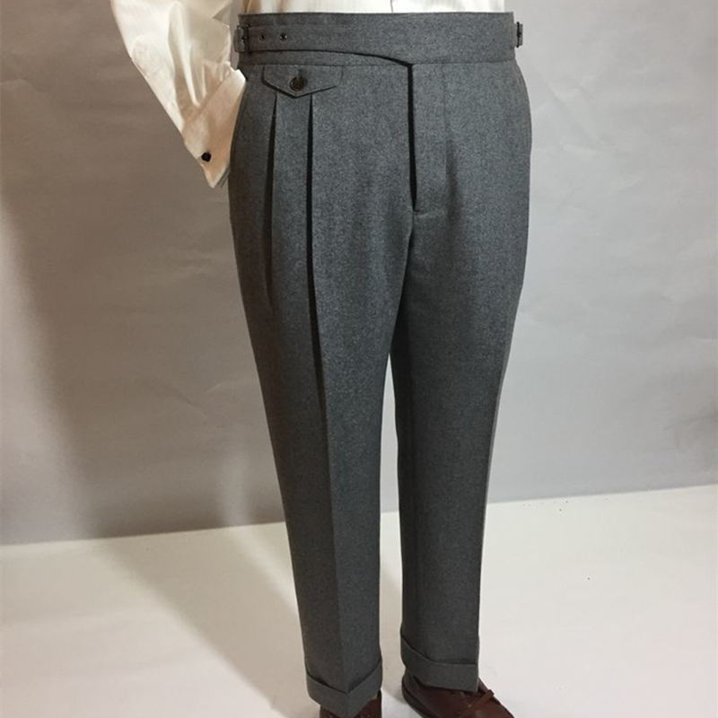 Emelia | Stylische Bundfaltenhose aus Wolle