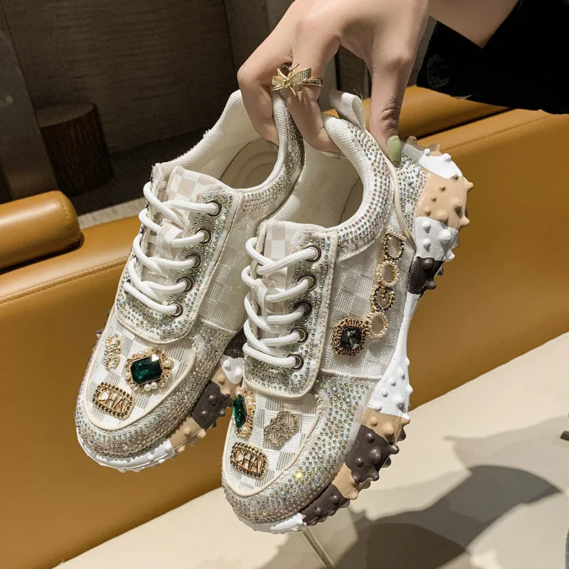 Stuttgart | Hochwertige Orthopädische RhineSneakers Strass Turnschuhe