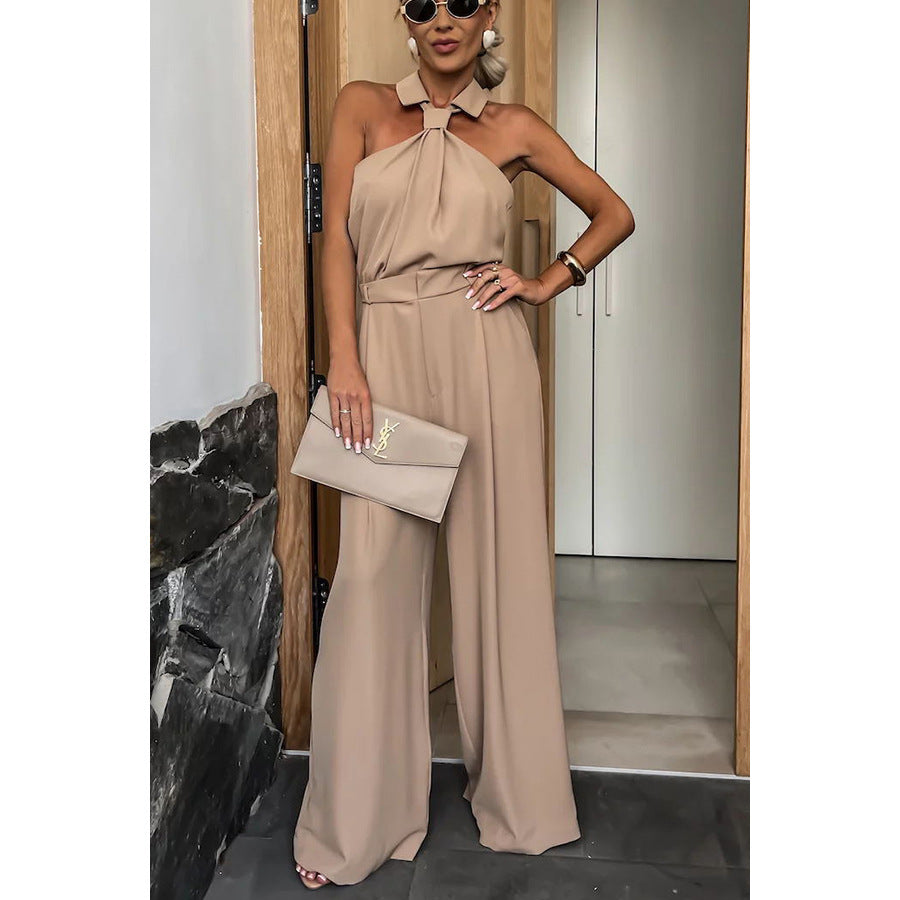 Olivia - Mono elegante de pierna ancha