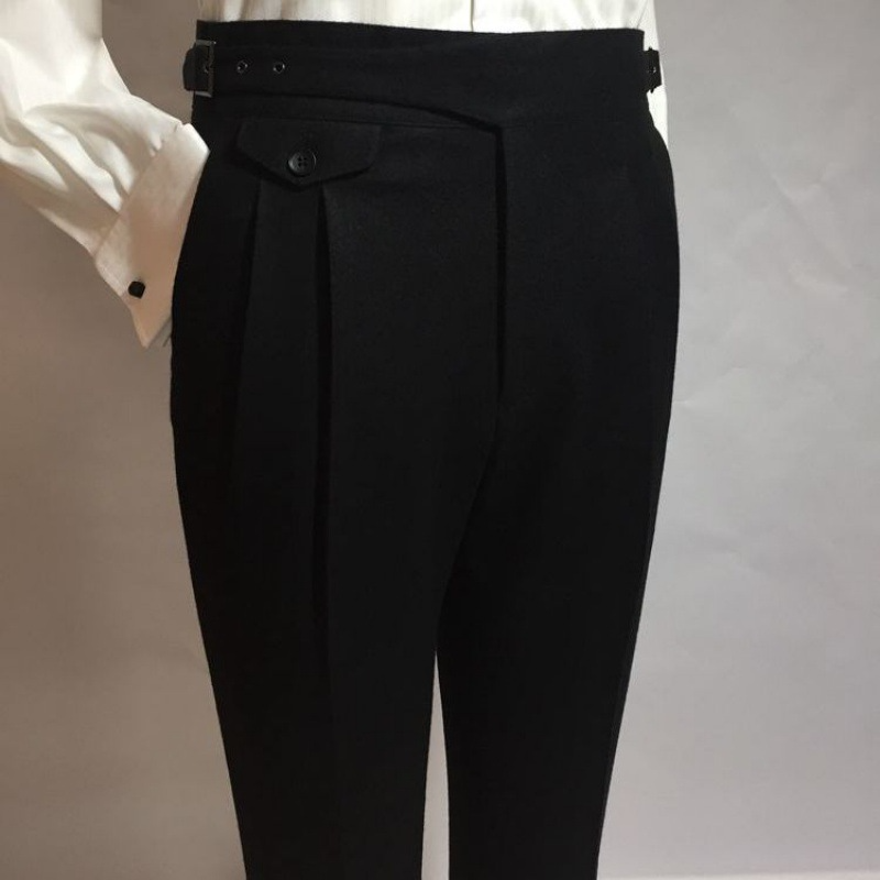 Emelia | Stylische Bundfaltenhose aus Wolle