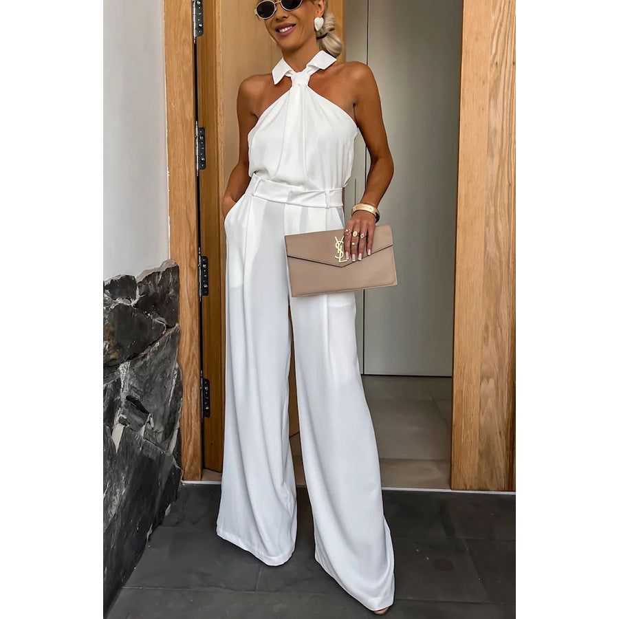 Olivia - Mono elegante de pierna ancha