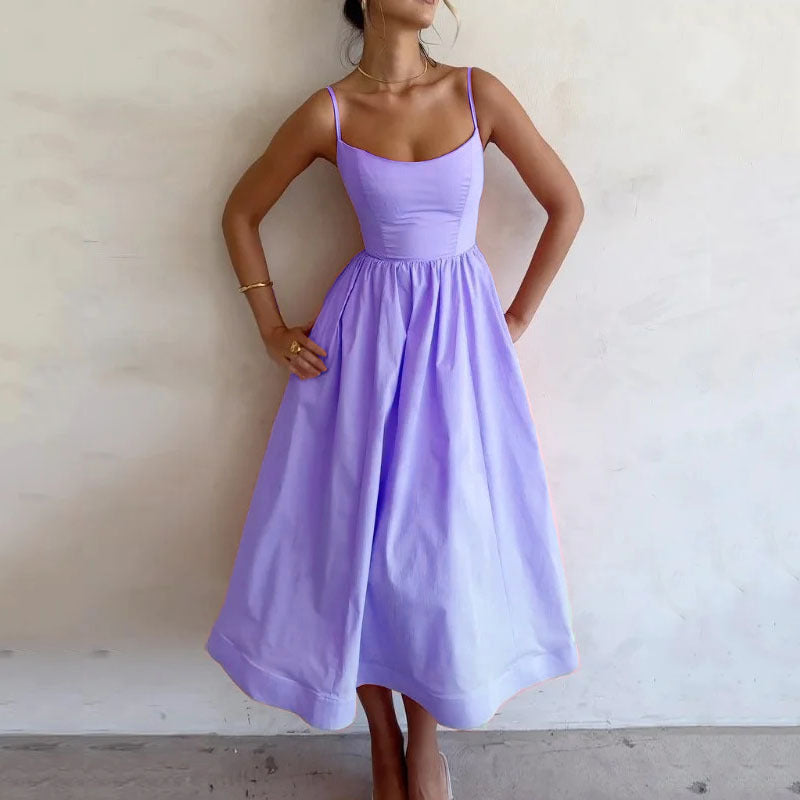 Clara - Vestido midi sin mangas