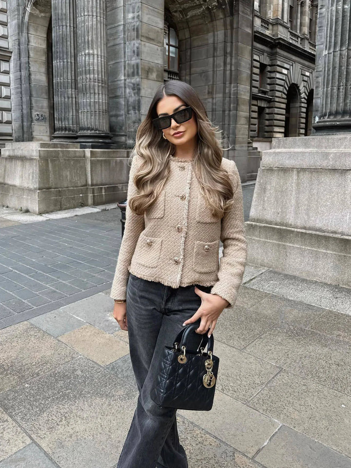 Teresa - Veste en tweed élégante pour un look printanier chic