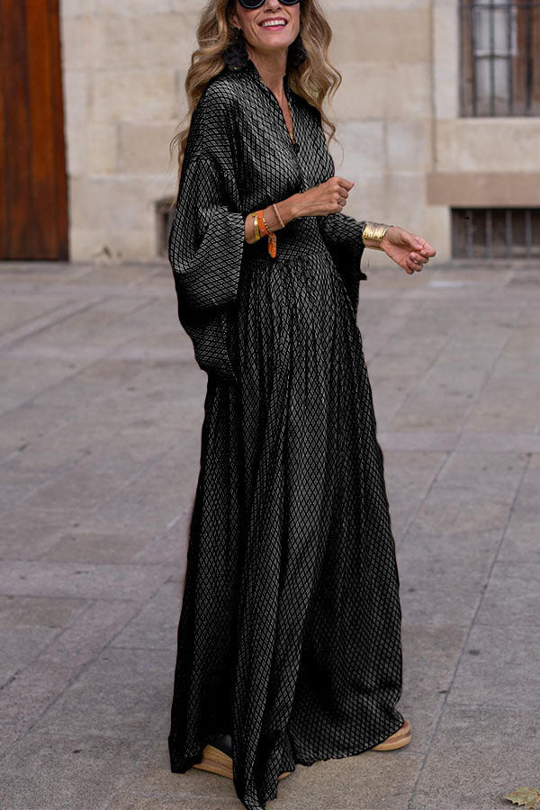 Sol - Maxi vestido largos con mangas amplias