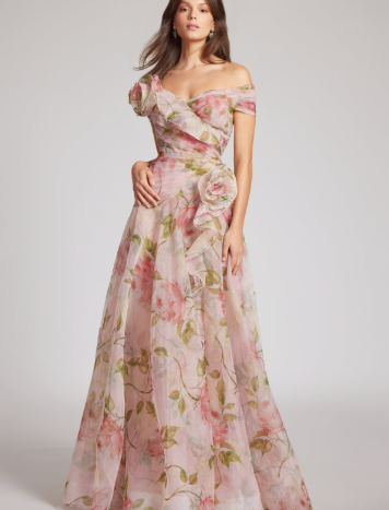 Violeta - Vestido largo floral elegante