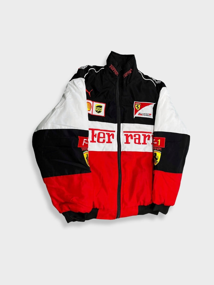 Gisela™ Vintage Ferrari racing driver jacket