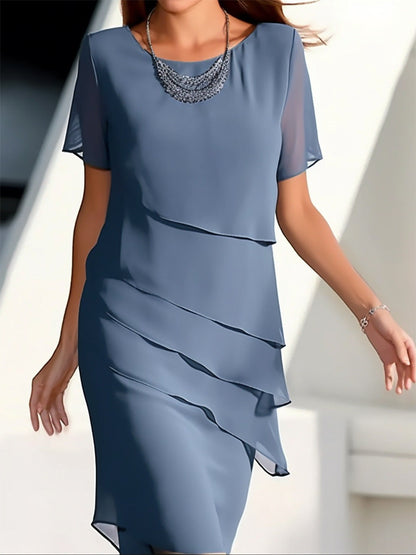 Elena - Abito elegante con spalline