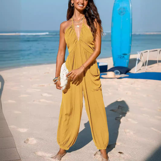 Siena - Mono de playa con cuello halter