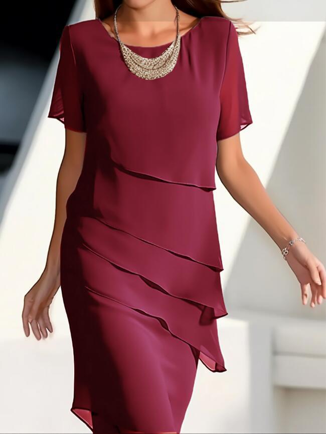 Elena - Abito elegante con spalline
