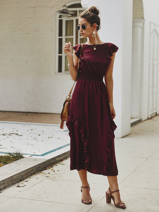 Camila - Abito midi con balza