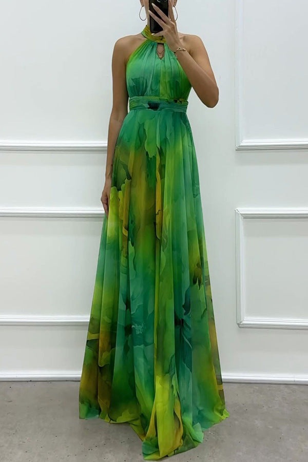 Amira - Maxi vestido largos con escote cruzado
