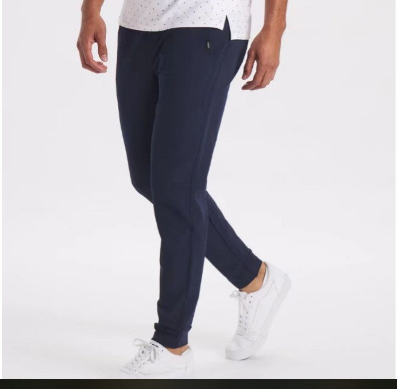 Pantaloni da uomo in seta fredda per il tempo libero