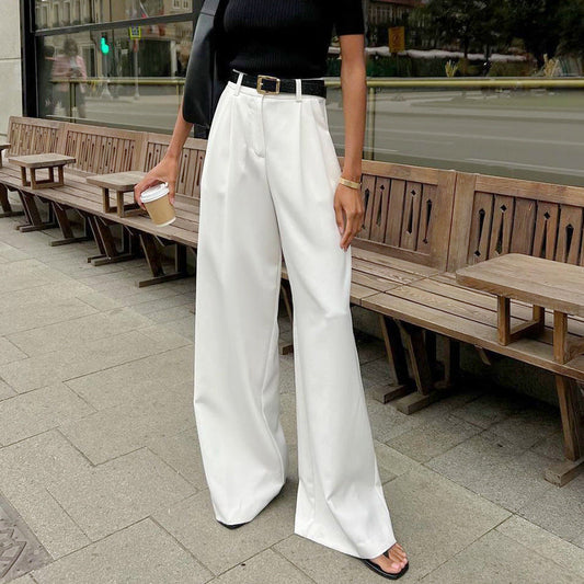Maria - Pantalón sastre de pierna ancha