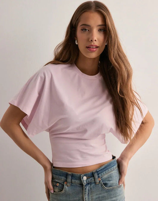 Paula - Blusa básica con mangas amplias