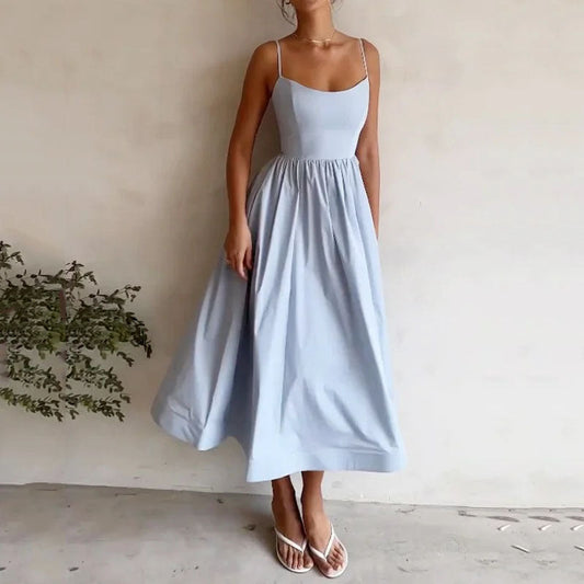 Clara - Vestido midi sin mangas