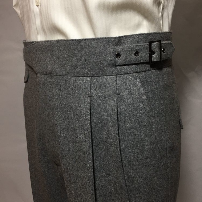 Emelia | Stylische Bundfaltenhose aus Wolle