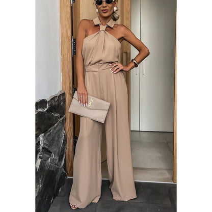 Olivia - Mono elegante de pierna ancha