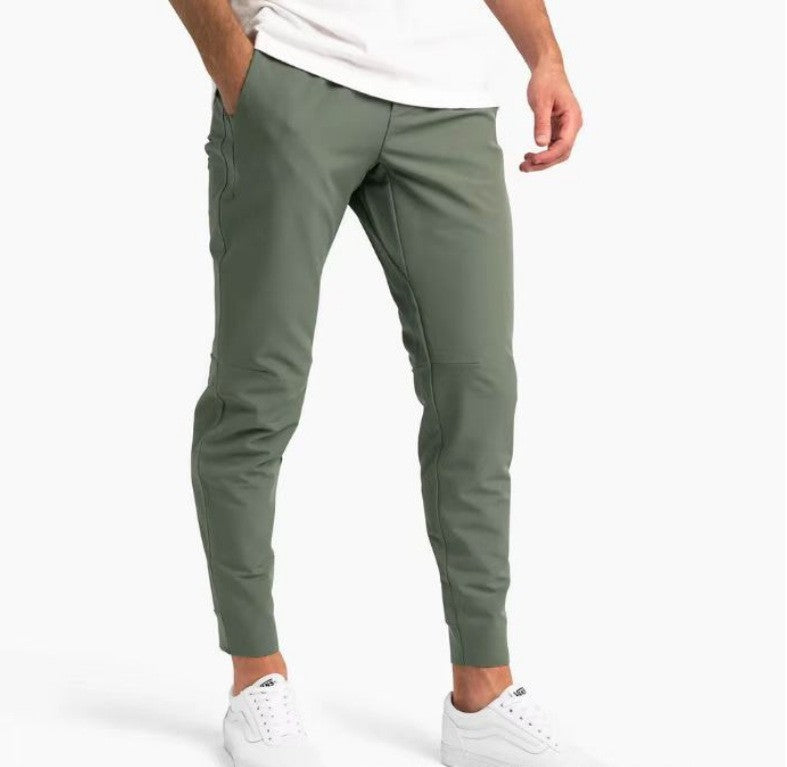 Pantaloni da uomo in seta fredda per il tempo libero