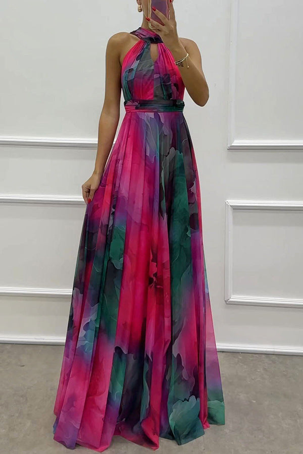 Amira - Maxi vestido largos con escote cruzado