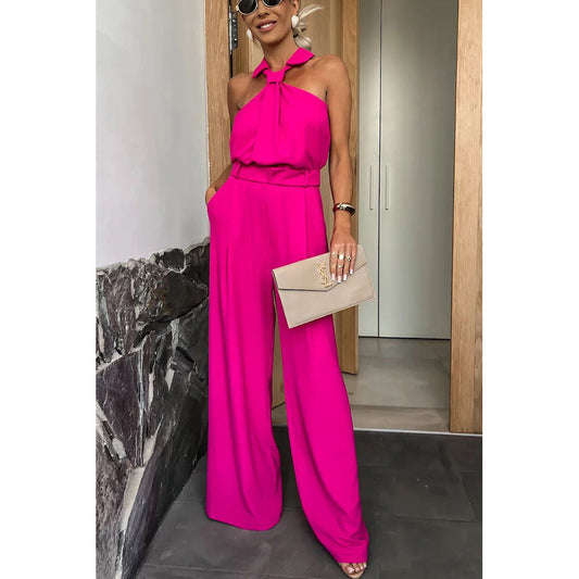 Olivia - Mono elegante de pierna ancha