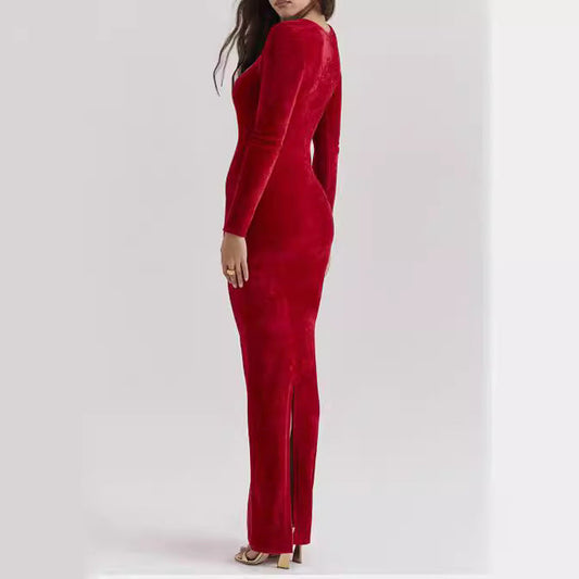 Valeria - Abito elegante a maniche lunghe