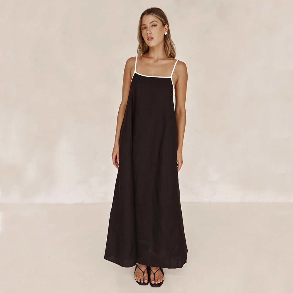 Olivia - Maxivestido con tirantes finos