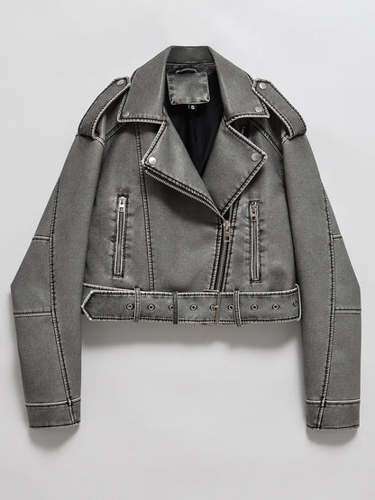 Stuttgart | Modische Damen Lederjacke - 2024 Edition