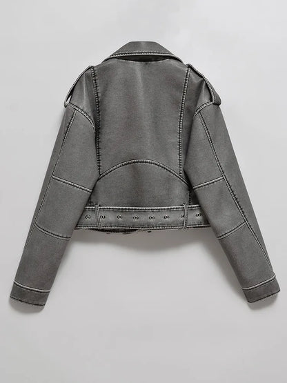 Stuttgart | Modische Damen Lederjacke - 2024 Edition