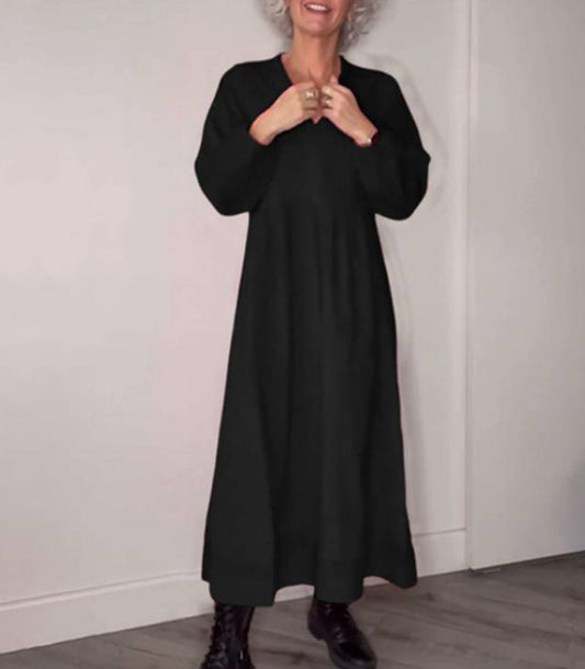 Teresa - Maxi vestido largos con manga larga