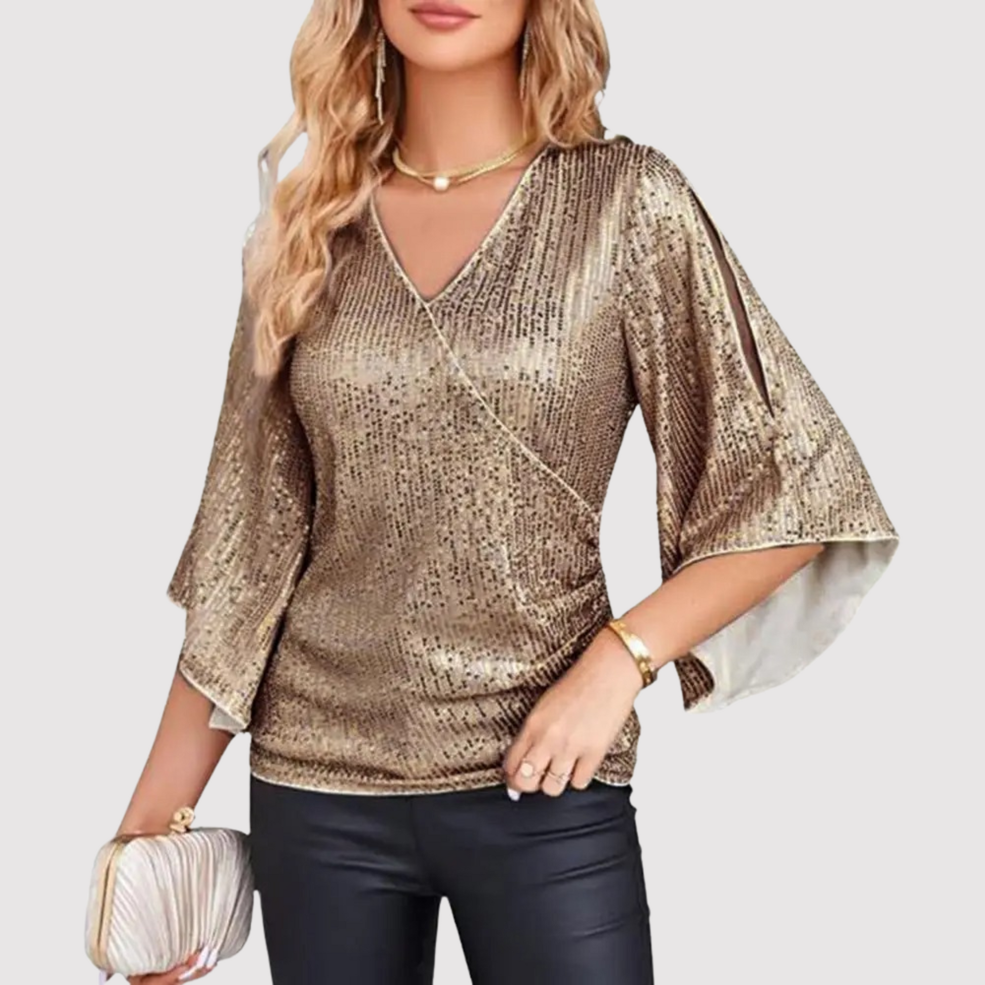 Susan | Top con paillettes elegante e confortevole per le donne