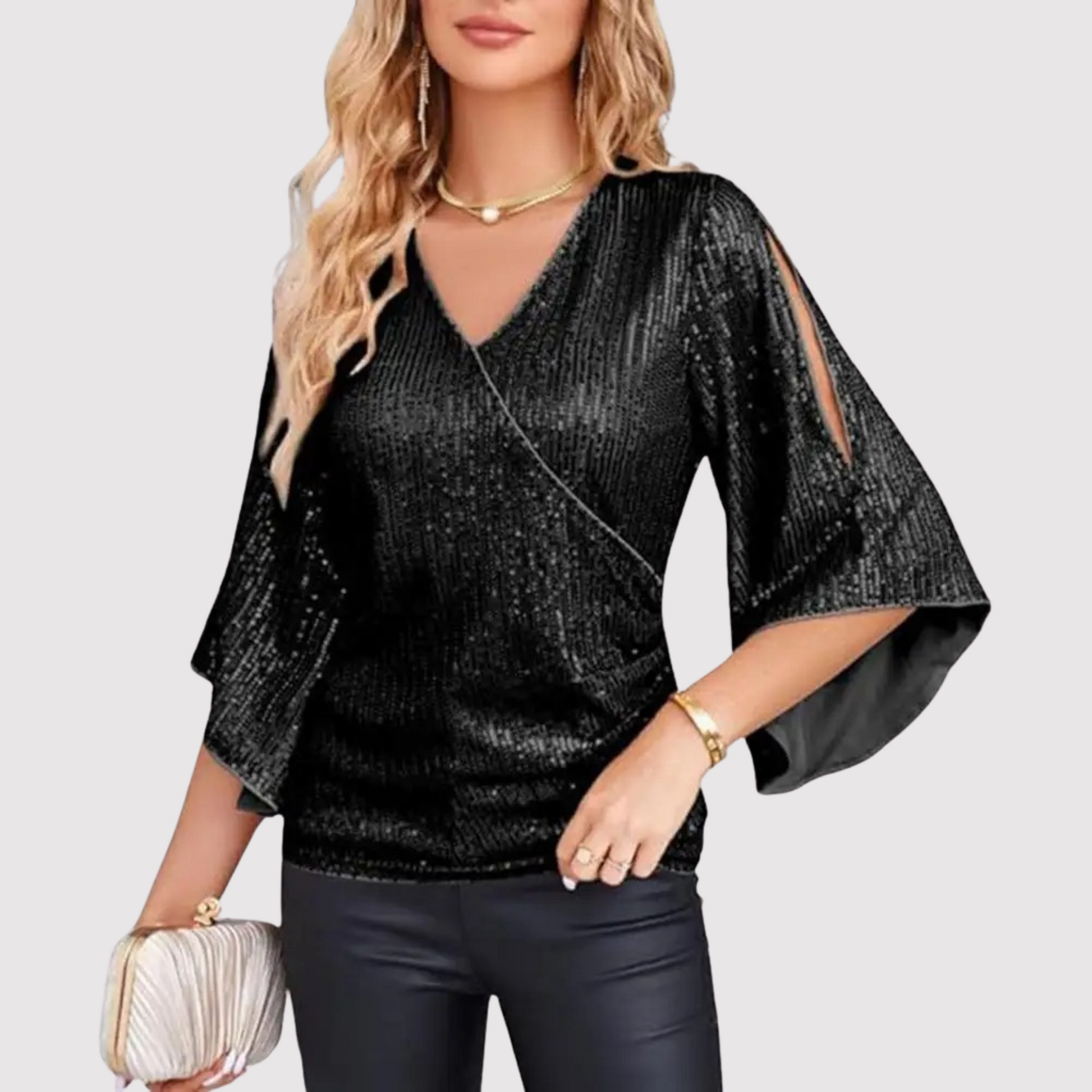 Susan | Top con paillettes elegante e confortevole per le donne