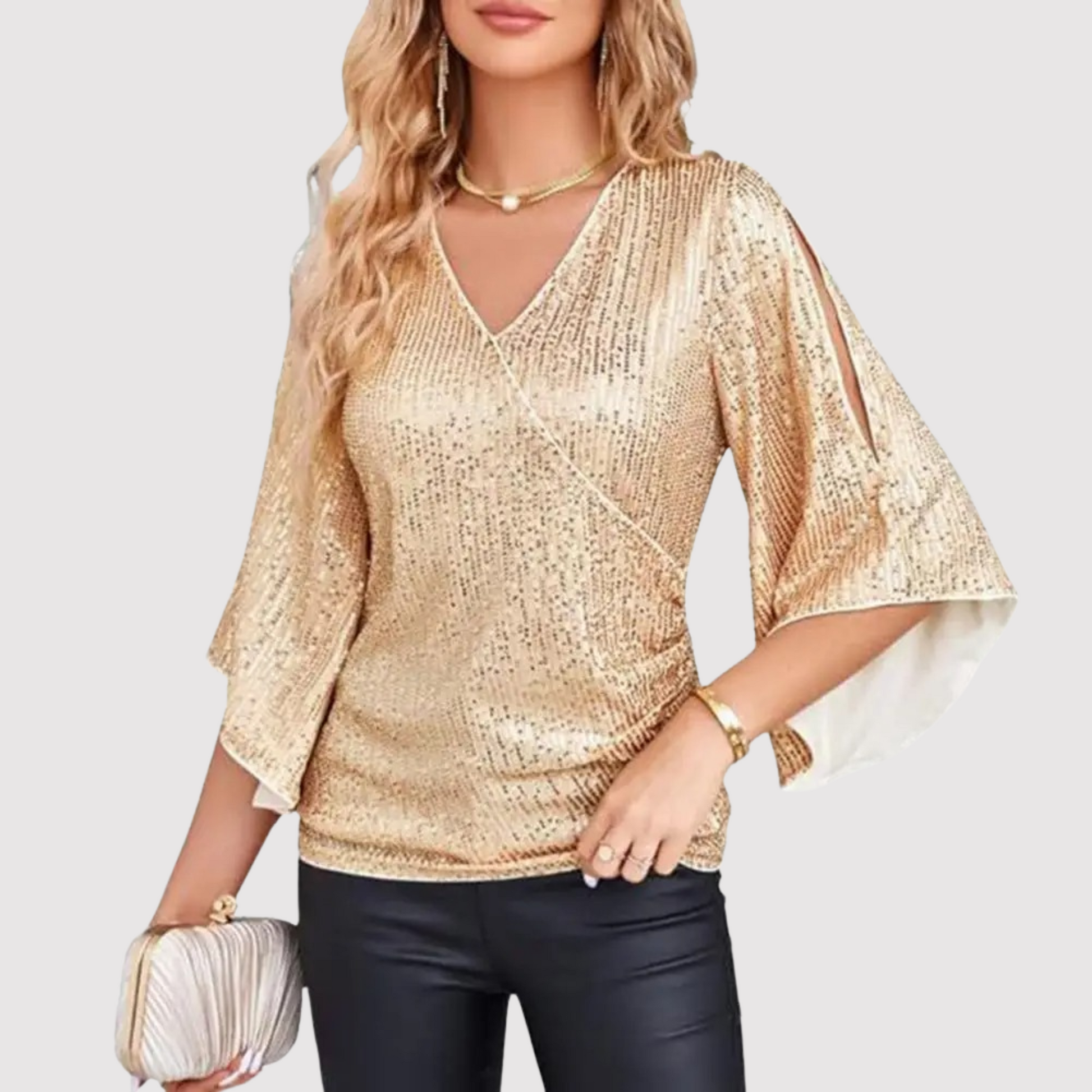 Susan | Top con paillettes elegante e confortevole per le donne