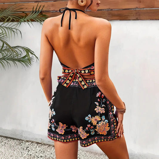 Mariana - Conjunto floral de dos piezas