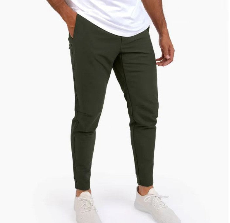 Pantaloni da uomo in seta fredda per il tempo libero