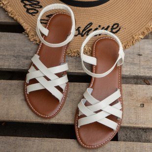 Valeria - Sandali in pelle intrecciata