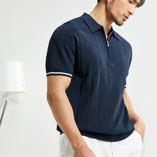 Liam - Polo con zip
