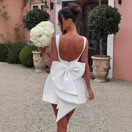 Priscella - Minivestito da cocktail con perle