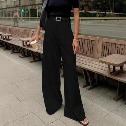 Maria - Pantalón sastre de pierna ancha