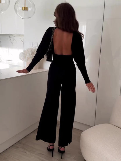 Daniela - Mono negro con espalda descubierta
