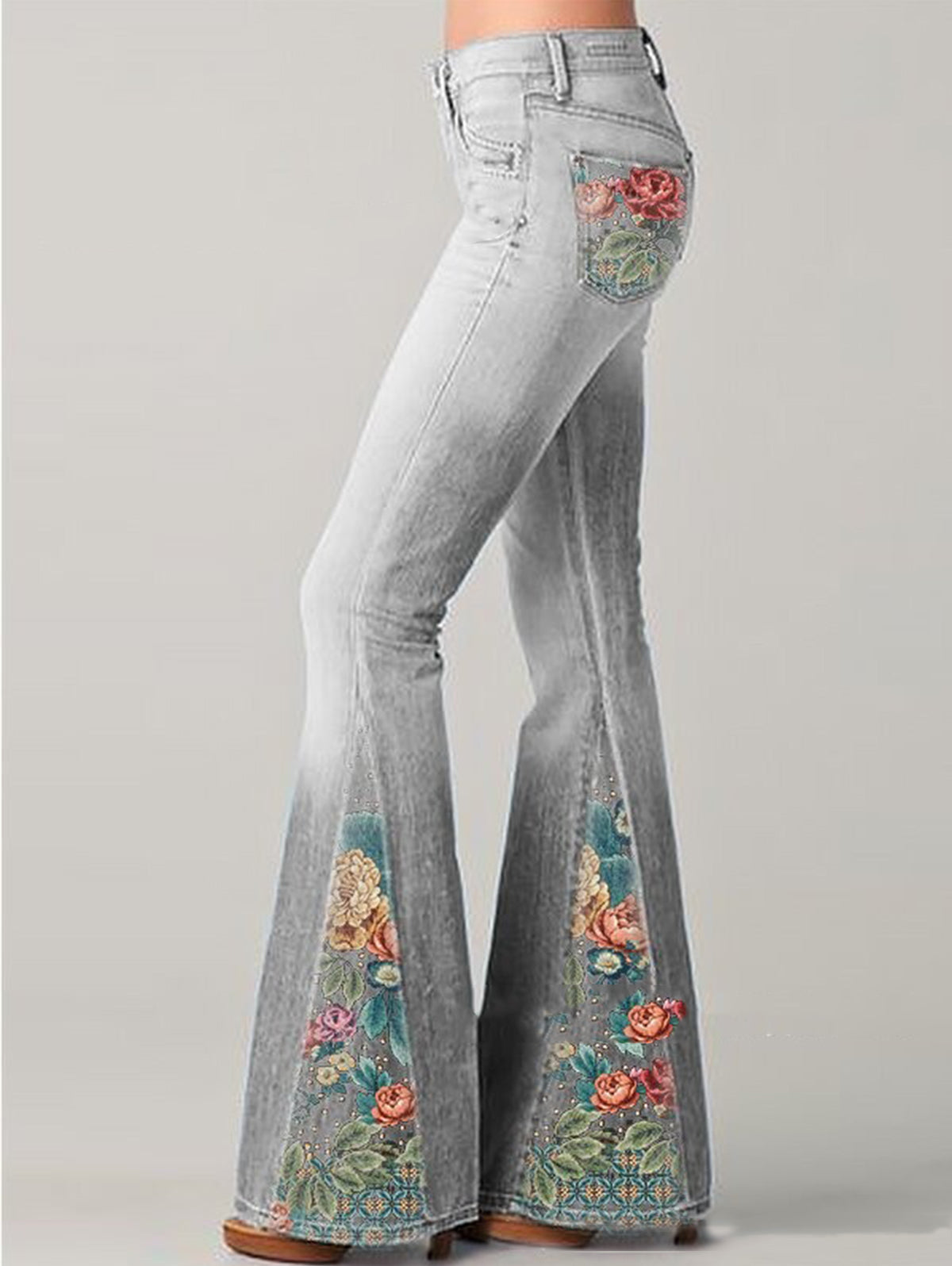 Veala | Jeans eleganti a vita larga per donna